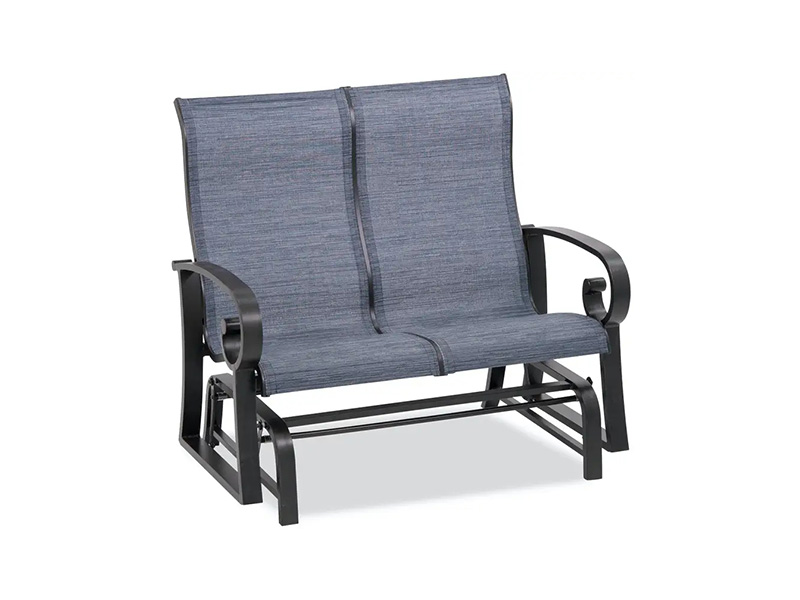 Solstice Alumiininen Patio Sling Loveseat Glider