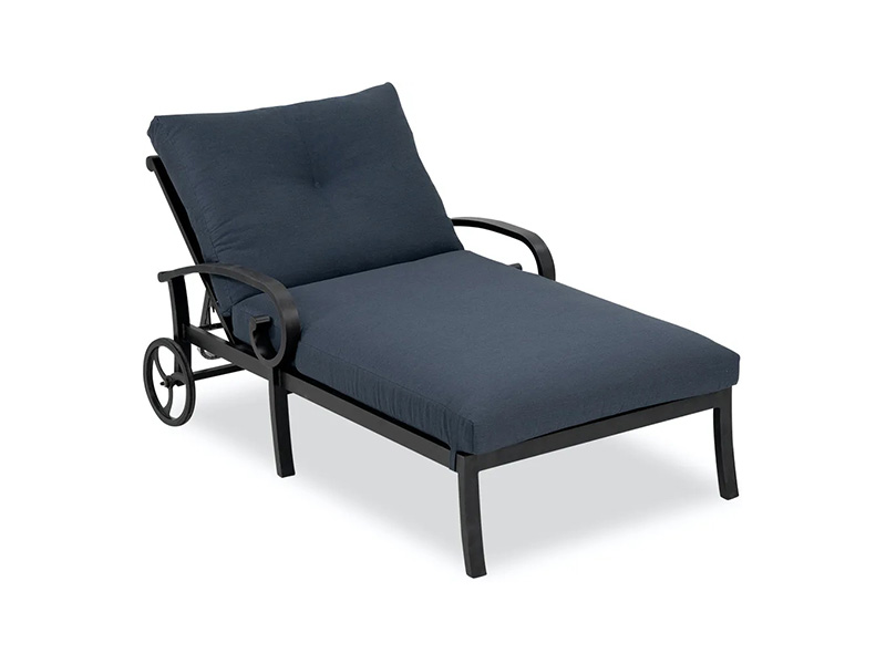 Solstice alumiinia tyynyillä Double Chaise Lounge