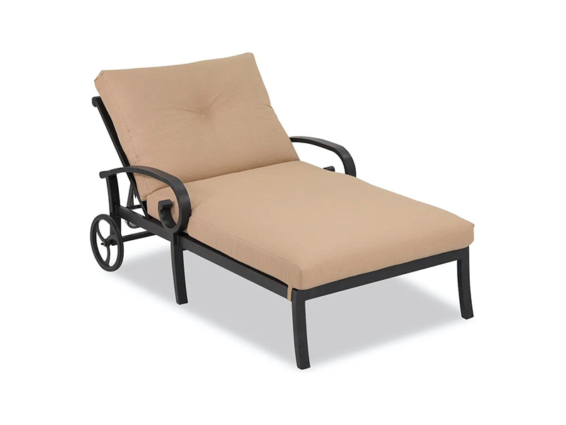 Solstice alumiinia tyynyillä Double Chaise Lounge