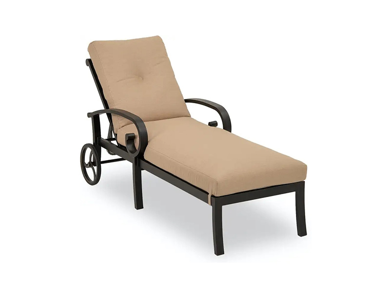 Solstice alumiinia tyynyillä Chaise Lounge