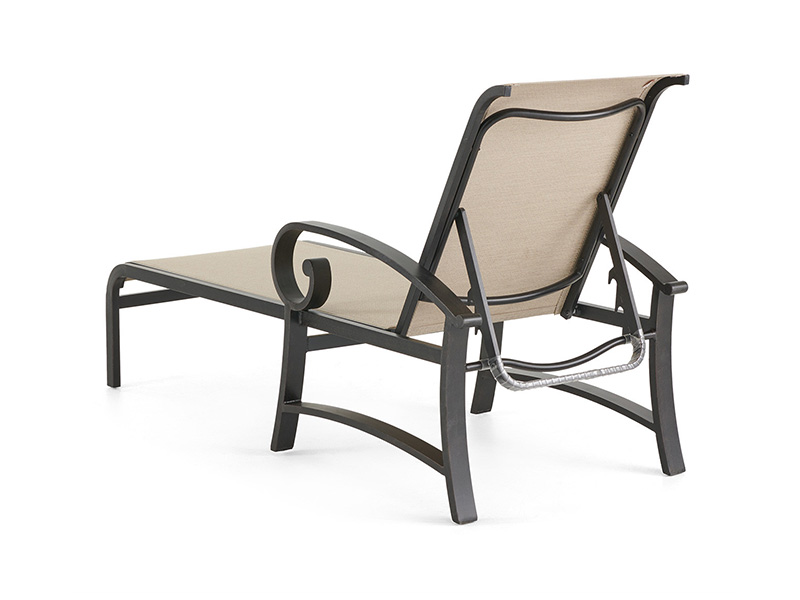Solstice Alumiini patiolla Sling Chaise Lounge