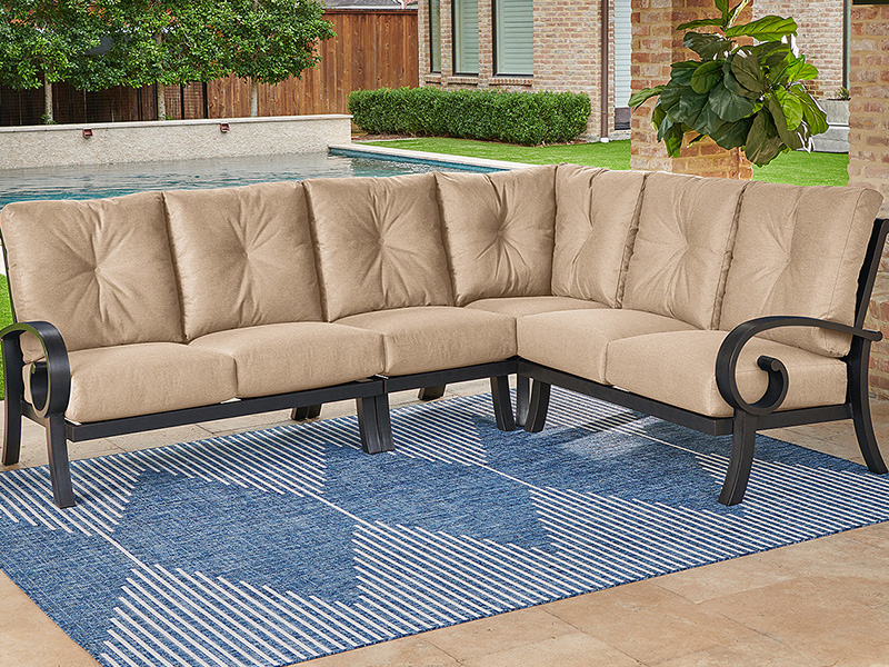 Solstice 4 Pieces Outdoor Alumiinis Sectionanls